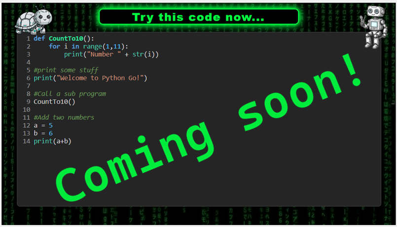 Python Go Preview